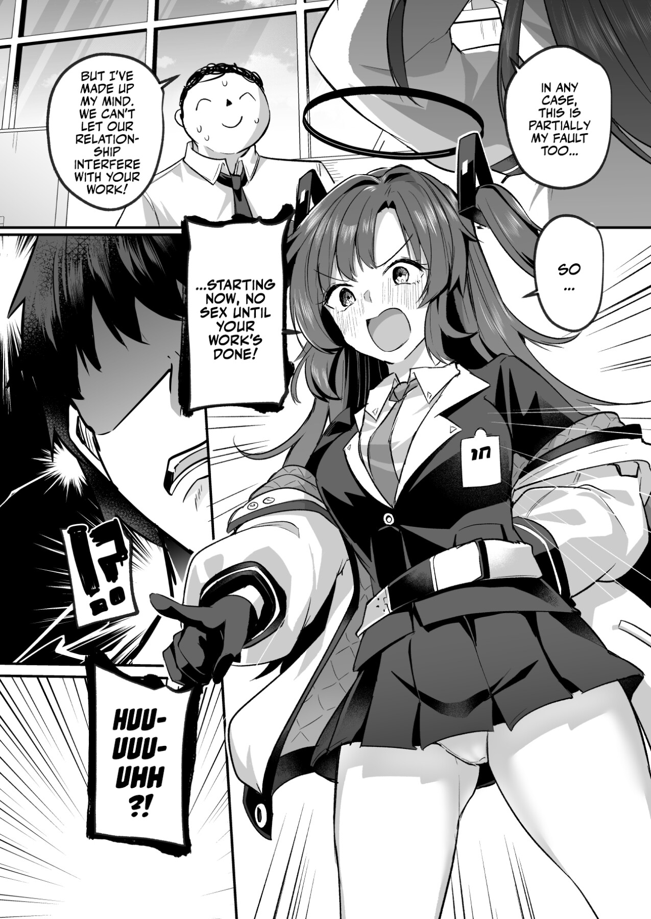 Hentai Manga Comic-A Horny Yuuka Sexually Assaults Sensei-Read-6
